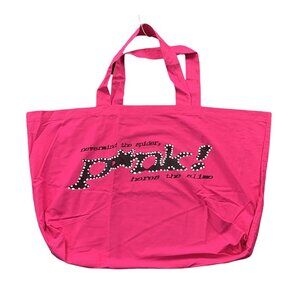 Sp5der P*NK Tote Bag Pink Black | Spider Worldwide
